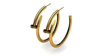 nair earrings | 3D