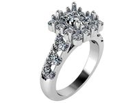 Princess Halo Ring 1608 | 3D