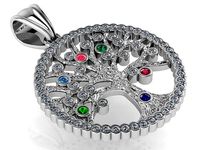 Tree Pendant 1581 | 3D