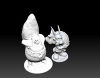 Asterix and Obelix 3D Print Ready | 3D