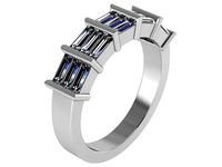 Baguette Band 1556 | 3D
