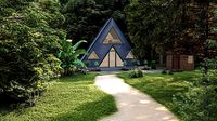 A - Frame two 40ft container   | 3D