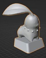 keycap pokemon chikorita | 3D