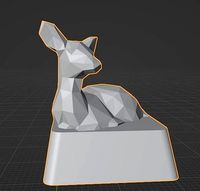 Keycap Poly Fawn | 3D