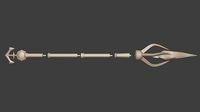 Jaina proudmoore staff from World of Warcraft | 3D