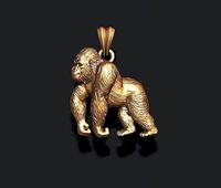 Gorilla pendant | 3D