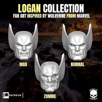 Logan Collection for action Figures fan art | 3D