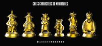 3D Miniature for chess set STL | 3D