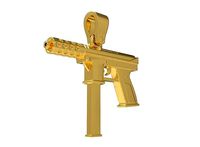 TEC-9 Pistol Pendant | 3D