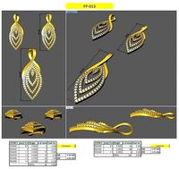 unique new design earring | 3D