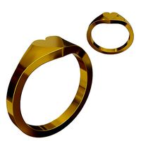 Simple Ring Heart Type 10 | 3D