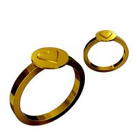 Simple Ring Heart Type 5 | 3D
