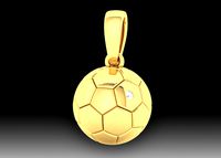 Football pendant- Stl file | 3D