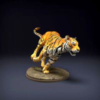Bengal Tiger Run for 3D Printing | 3D