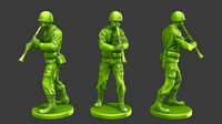American soldier ww2 Clarinet A15 | 3D