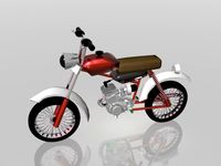 Motorcycle Karpaty 3D Model