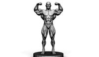 Ronnie Coleman Tribute Statue 3D print model | 3D