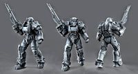 T60 Power Armor 3D Printable 75mm and 100mm | 3D