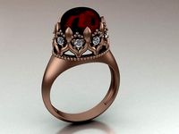 Crown ring | 3D