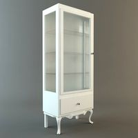 Display Case Cabinet Vitrine 3D Model