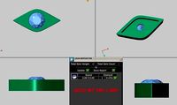 evil eye pendant  | 3D