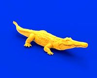 Fierce crocodile | 3D
