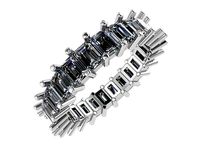 Emerald Cut Eternity Ring 0541 | 3D