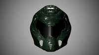 Printable Doom Eternal 2 Helmet STL | 3D
