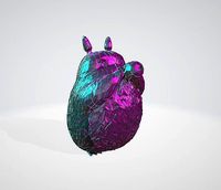 BIG TOTORO WIREFRAME VORONOI WIREMESH MESH | 3D