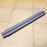 3D Printable Toy Monorail Straight Track | 3D