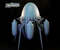 MARVEL CRISIS PROTOCOL TRUNKS TIME MACHINE PRESUPPORTED INCLUDED | 3D