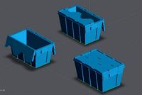 food box storage container scale 64 | 3D