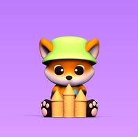 Fox Sand Castle | 3D