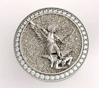 Saint michael signet ring | 3D