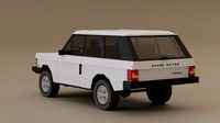 Low poly Car Range Rover