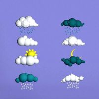 48 Low Poly Clouds Bundle