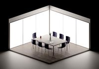 Low poly office room