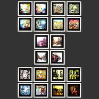 Paintings Set Impressionism