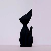 Cat low poly 3d model