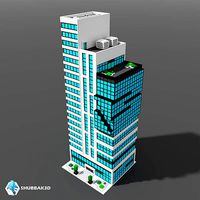 Voxel Triple Tower