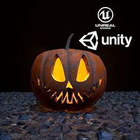 Carved Halloween pumpkin vol 2
