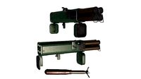 Incendiary Rocket Launcher M202A1 FLASH Set Dusty