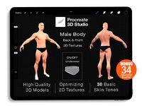Procreate 3d Model - Full Body Male