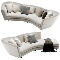 Minotti Seymour curved sofa