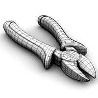 Wire Cutter 3D Model