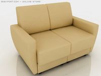The Sofa from two sections v1 3D Model