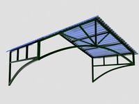 Canopy over the entrance 3D Model