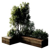 Urban Environment Urban Furniture Green Benches