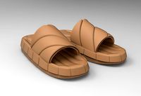 Puffy Flatform Slide Sandals