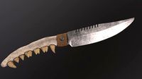 Knife bone LowPoly